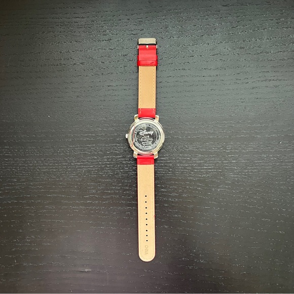 Disney 2008 Minnie Mouse Miss Fabulous Wrist Watch Leather Strap 3222561 New - Picture 5 of 5